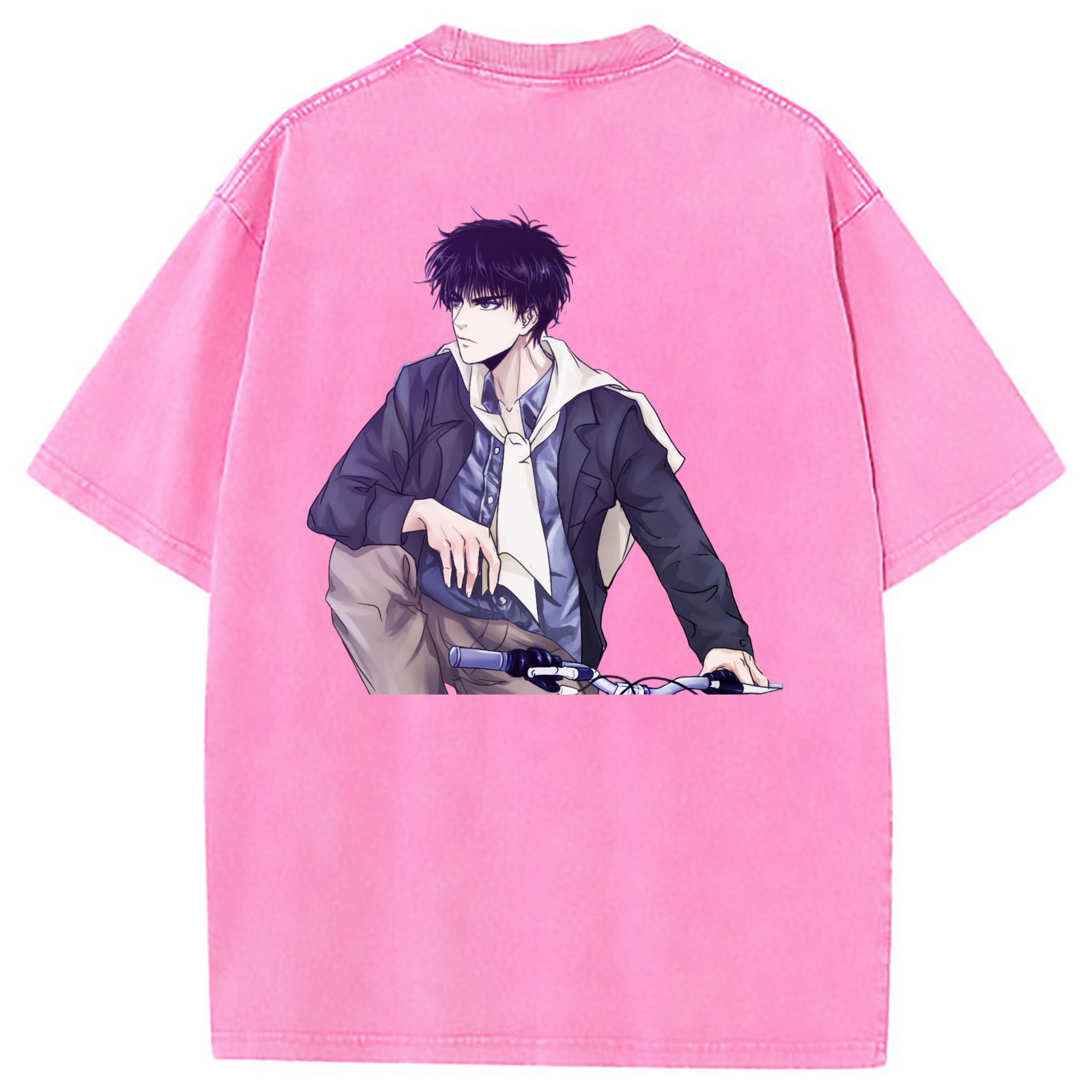 （画像用） SLAM DUNK／スラムダンク 綿100% ヴィンテージ風 半袖Tシャツ（背面プリント）